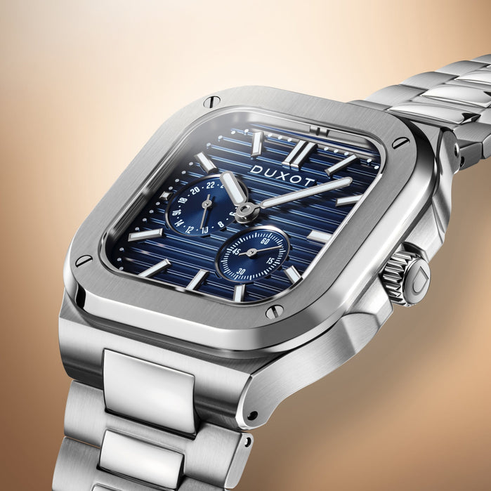 Duxot Quadrata 24 Hour Automatic Aqua Luxe angled shot picture