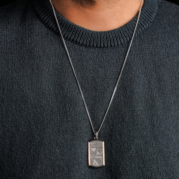 Duxot Vezeto Cloudy Silver Meteorite angled shot picture