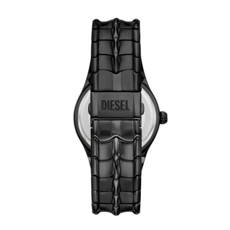 Diesel Vert Three-Hand Date Black SS