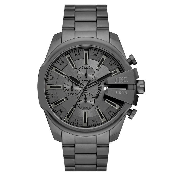 Diesel Mega Chief Slim Chrono Gunmetal SS