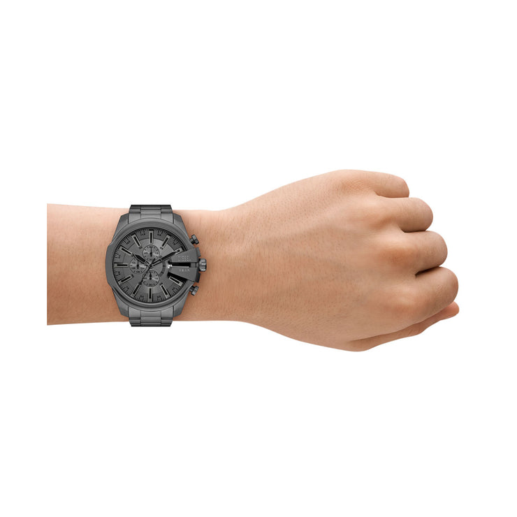 Diesel Mega Chief Slim Chrono Gunmetal SS