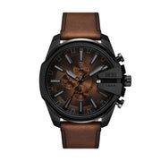 Diesel Mega Chief Slim Chrono Black Brown