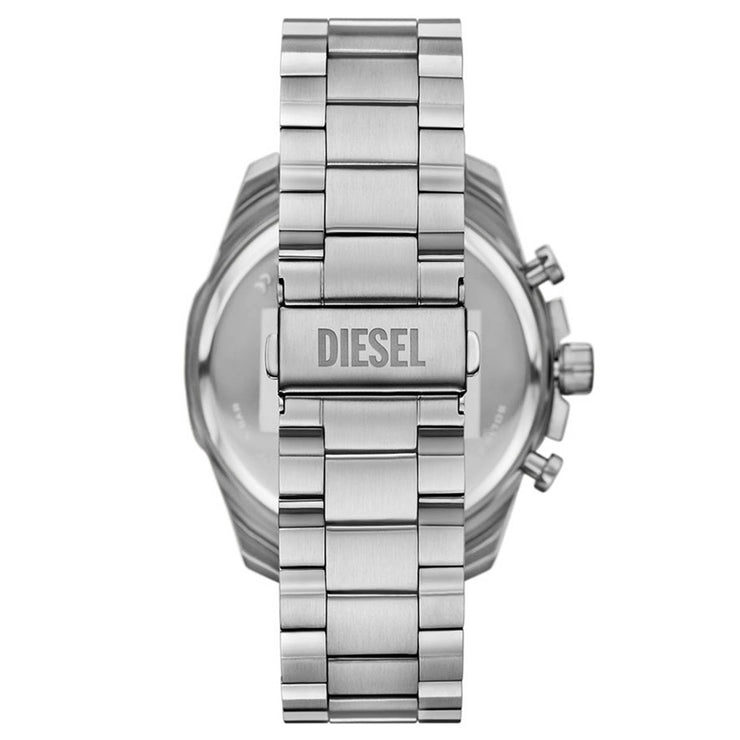 Diesel Mega Chief Slim Chrono Silver Black SS