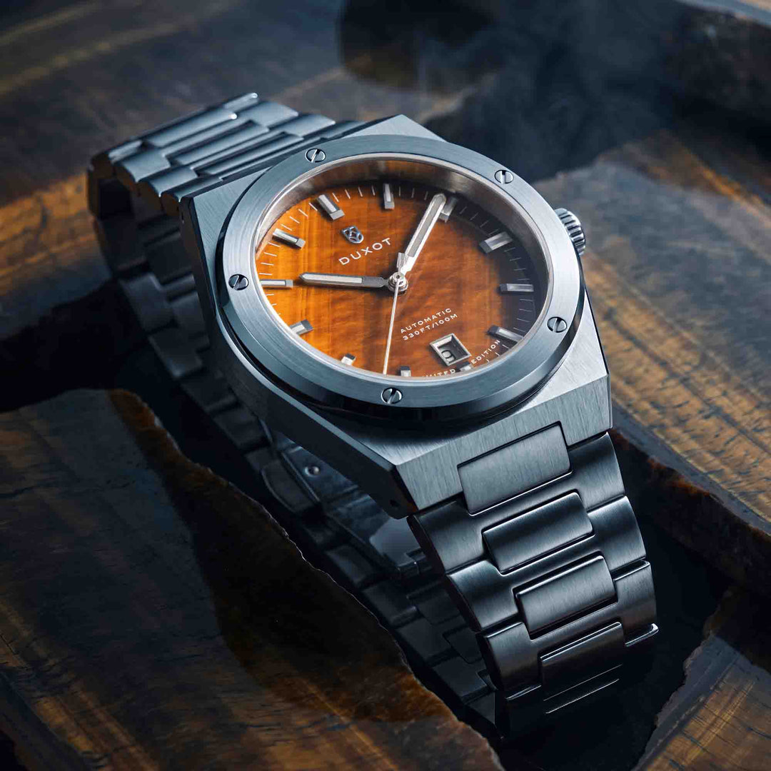 Duxot Bastia Automatic Lapidary Tiger Eye Limited Edition
