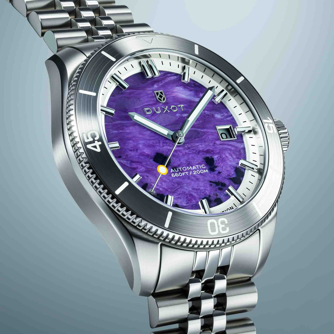 NWT Duxot Pacifico Automatic Purple Dial Men\'s Watch Duxot Men main image 4