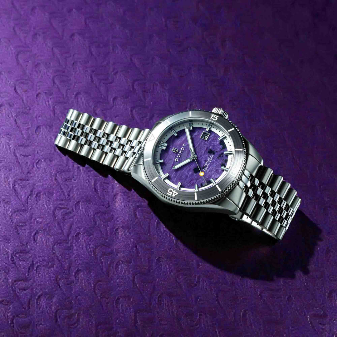 NWT Duxot Pacifico Automatic Purple Dial Men\'s Watch Duxot Men main image 3