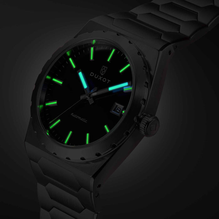 Duxot Taranto Automatic Ebony Glint angled shot picture
