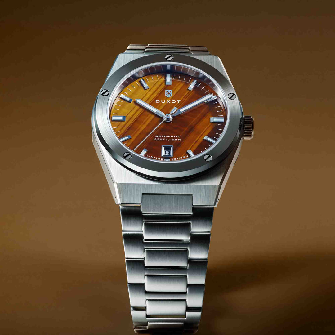 Duxot Bastia Automatic Lapidary Tiger Eye Limited Edition