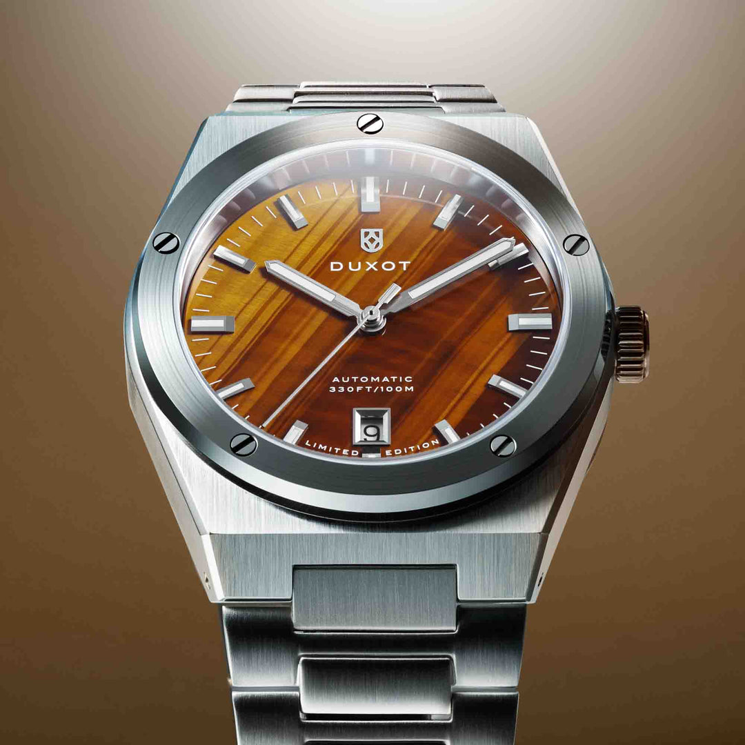 Duxot Bastia Automatic Lapidary Tiger Eye Limited Edition