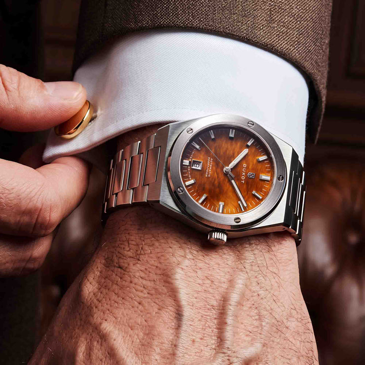 JIFU ET ULTRA BFS メタルボディ ベイトフィネス Duxot Bastia Automatic Lapidary Tiger Eye Limited Edition