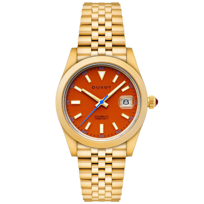 Duxot Vezeto Automatic Limited Edition Brown Crystal angled shot picture