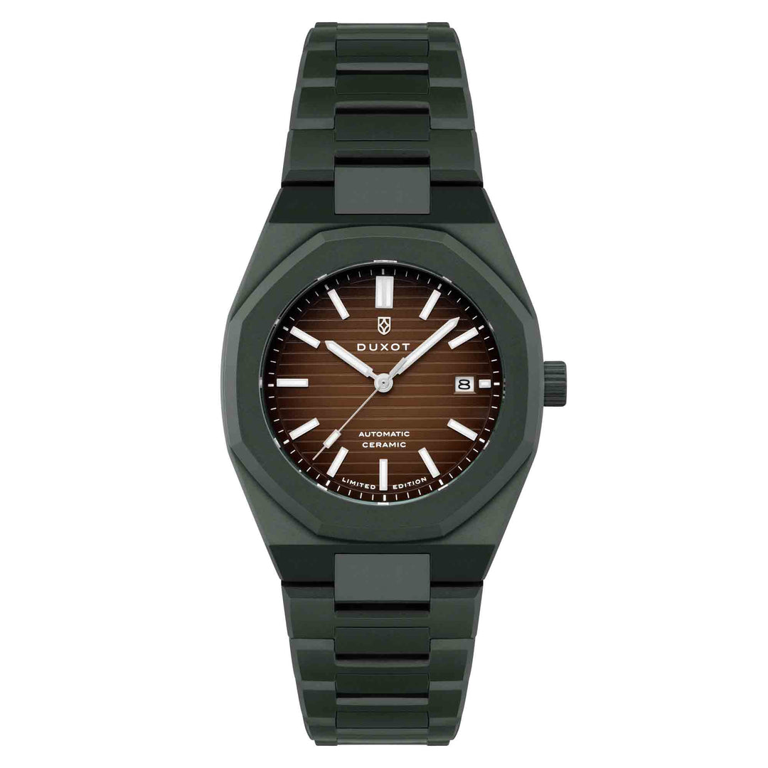Duxot Pamplona Ceramic Automatic Limited Edition Fume Brown