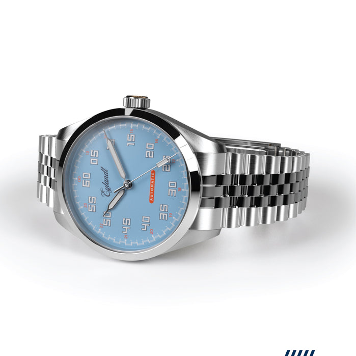 Hemel Nitro Automatic Blue SS angled shot picture