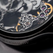 Thomas Earnshaw Bauer Mechanical Skeleton Silvered Steel