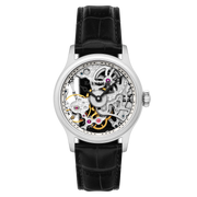 Thomas Earnshaw Bauer Mechanical Skeleton Silvered Steel