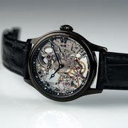Thomas Earnshaw Bauer Mechanical Skeleton Coal Black