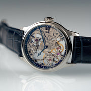 Thomas Earnshaw Bauer Mechanical Skeleton Clear Blue