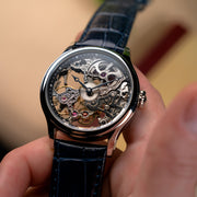 Thomas Earnshaw Bauer Mechanical Skeleton Clear Blue