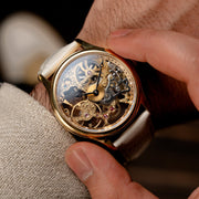Thomas Earnshaw Bauer Mechanical Skeleton Sandy Gold