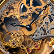 Thomas Earnshaw Bauer Mechanical Skeleton Sandy Gold