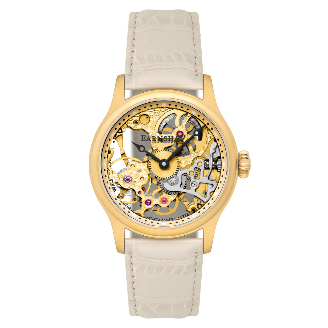 EARNSHAW 腕時計 BAUER MECHANICAL SKELETON-E Black | Bauer Mechanical Skeleton – Thomas Earnshaw