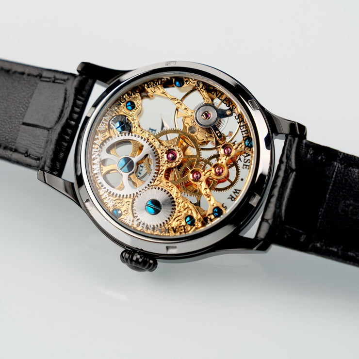 Thomas Earnshaw Bauer Mechanical Skeleton Black