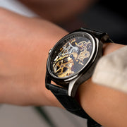 Thomas Earnshaw Bauer Mechanical Skeleton Black