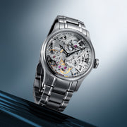 Thomas Earnshaw Bauer Mechanical Skeleton Pure Steel