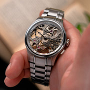 Thomas Earnshaw Bauer Mechanical Skeleton Pure Steel