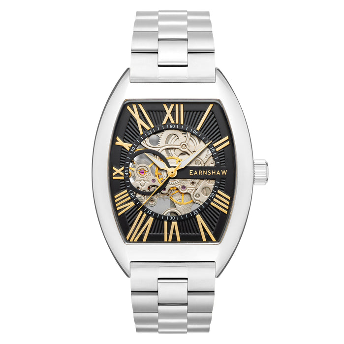 Thomas Earnshaw Beauchamp Automatic Skeleton Black Gold angled shot picture
