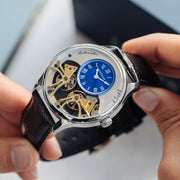 Thomas Earnshaw Scientists Faraday Double Barrel Automatic Steely Blue