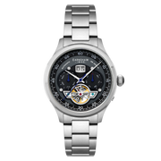 Thomas Earnshaw Baron Grand Date Calendar Open Heart Automatic Deep Midnight