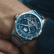 Thomas Earnshaw Baron Grand Date Calendar Open Heart Automatic Deep Midnight