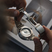 Thomas Earnshaw Baron Grand Date Calendar Open Heart Automatic Deep Midnight