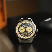 Thomas Earnshaw Baron Grand Date Calendar Open Heart Automatic Moss Green