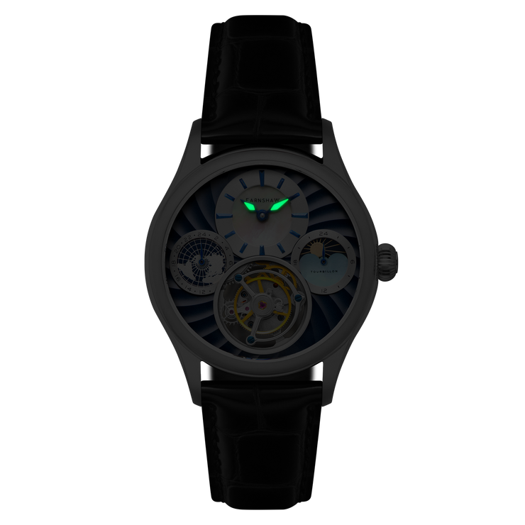 Thomas Earnshaw Celestial Huggins Tourbillon Mechanical Limited Edition Blue Horizon