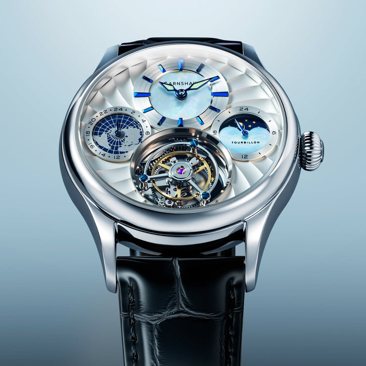Thomas Earnshaw Celestial Huggins Tourbillon Mechanical Limited Edition Sleek Bright