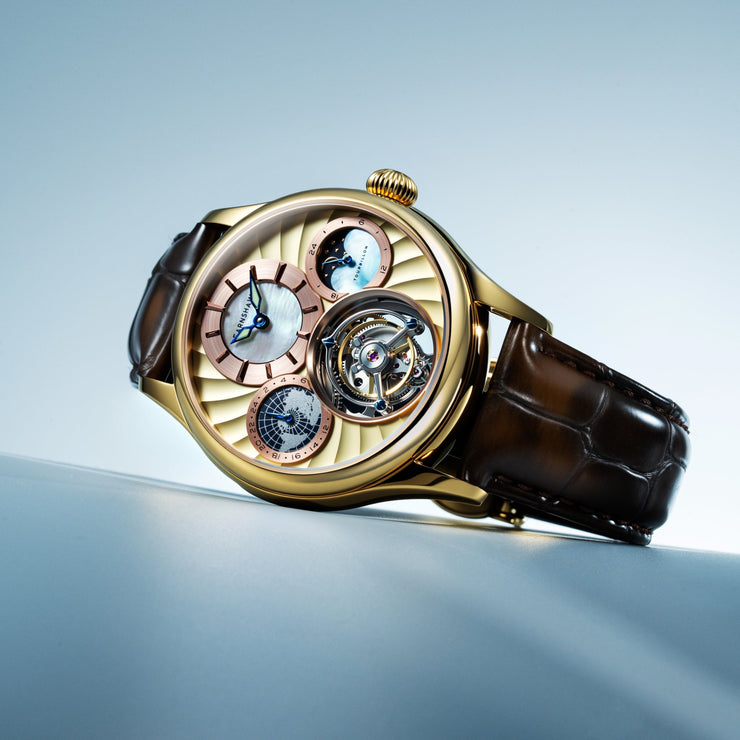Thomas Earnshaw Celestial Huggins Tourbillon Mechanical Limited Edition Royal Gold