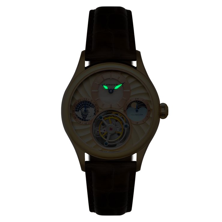 Thomas Earnshaw Celestial Huggins Tourbillon Mechanical Limited Edition Royal Gold