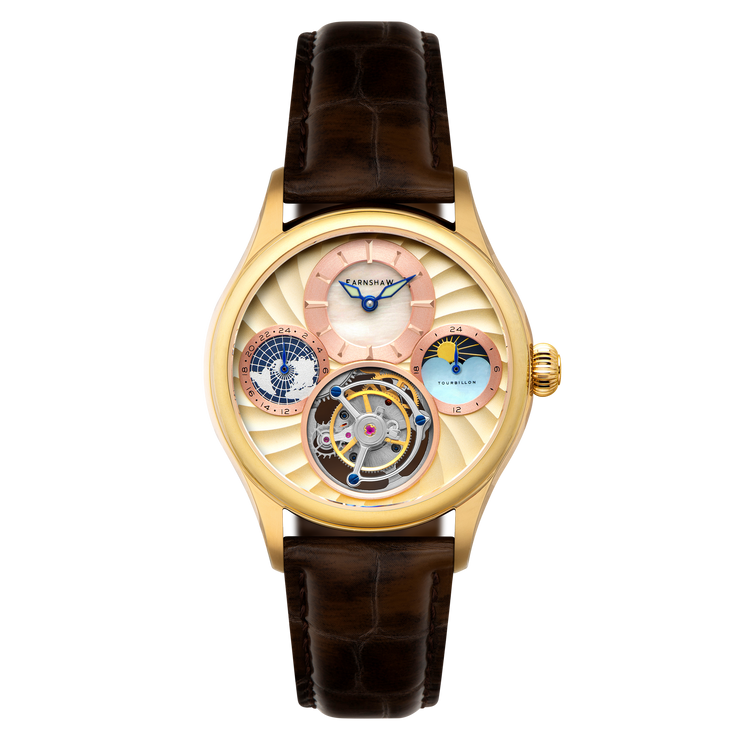 Thomas Earnshaw Celestial Huggins Tourbillon Mechanical Limited Edition Royal Gold