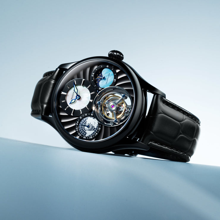 Thomas Earnshaw Celestial Huggins Tourbillon Mechanical Limited Edition Midnight Clock