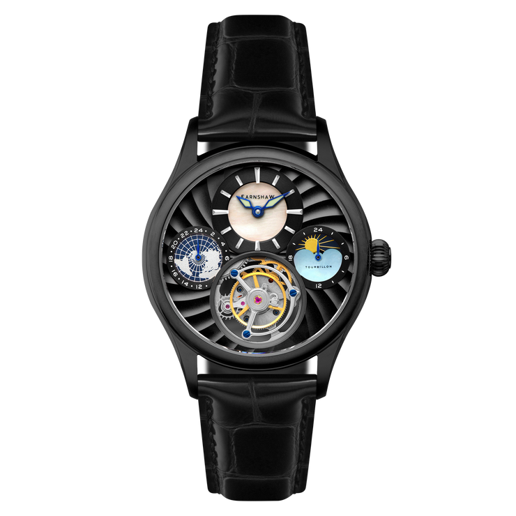 Thomas Earnshaw Celestial Huggins Tourbillon Mechanical Limited Edition Midnight Clock