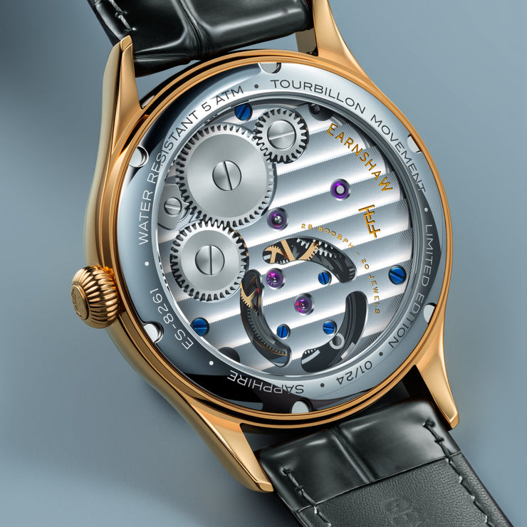 Thomas Earnshaw Celestial Huggins Tourbillon Mechanical Limited Edition Rose Mist