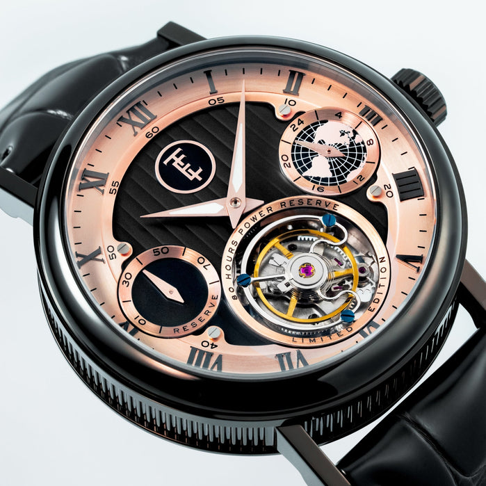 Thomas Earnshaw Celestial Halley Tourbillon Sunset Glow Limited Edition angled shot picture