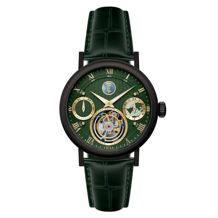 Thomas Earnshaw Celestial Halley Tourbillon Emerald Dream Limited Edition angled shot picture