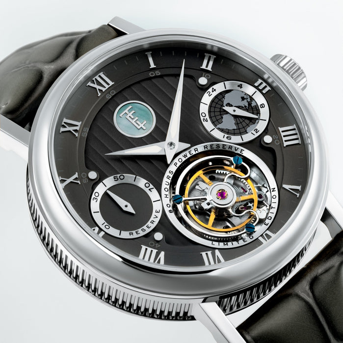Thomas Earnshaw Celestial Halley Tourbillon Slate Serenity Limited Edition angled shot picture