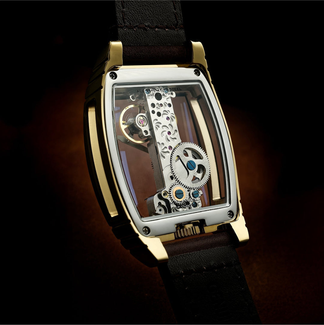 Thomas Earnshaw Discovery Wolver Bridge Mechanical Golden Brown