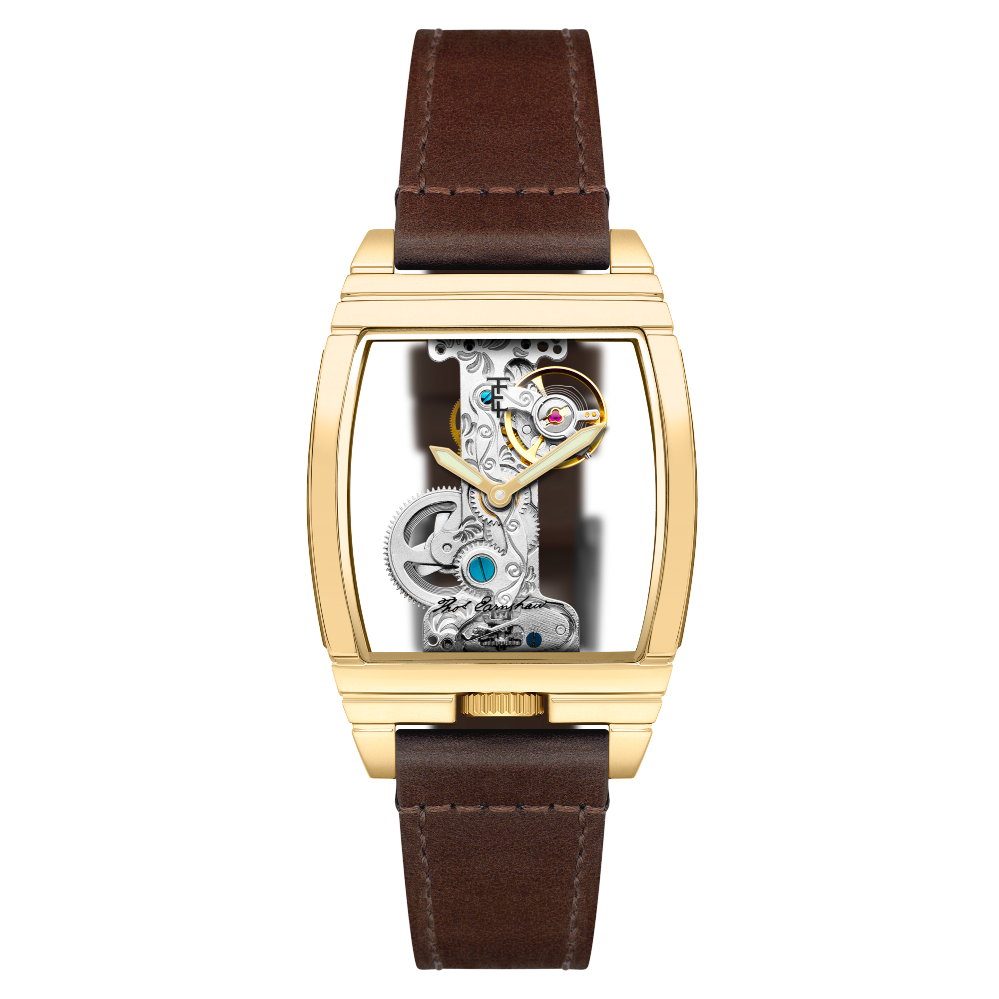 Thomas Earnshaw Discovery Wolver Bridge Mechanical Golden Brown
