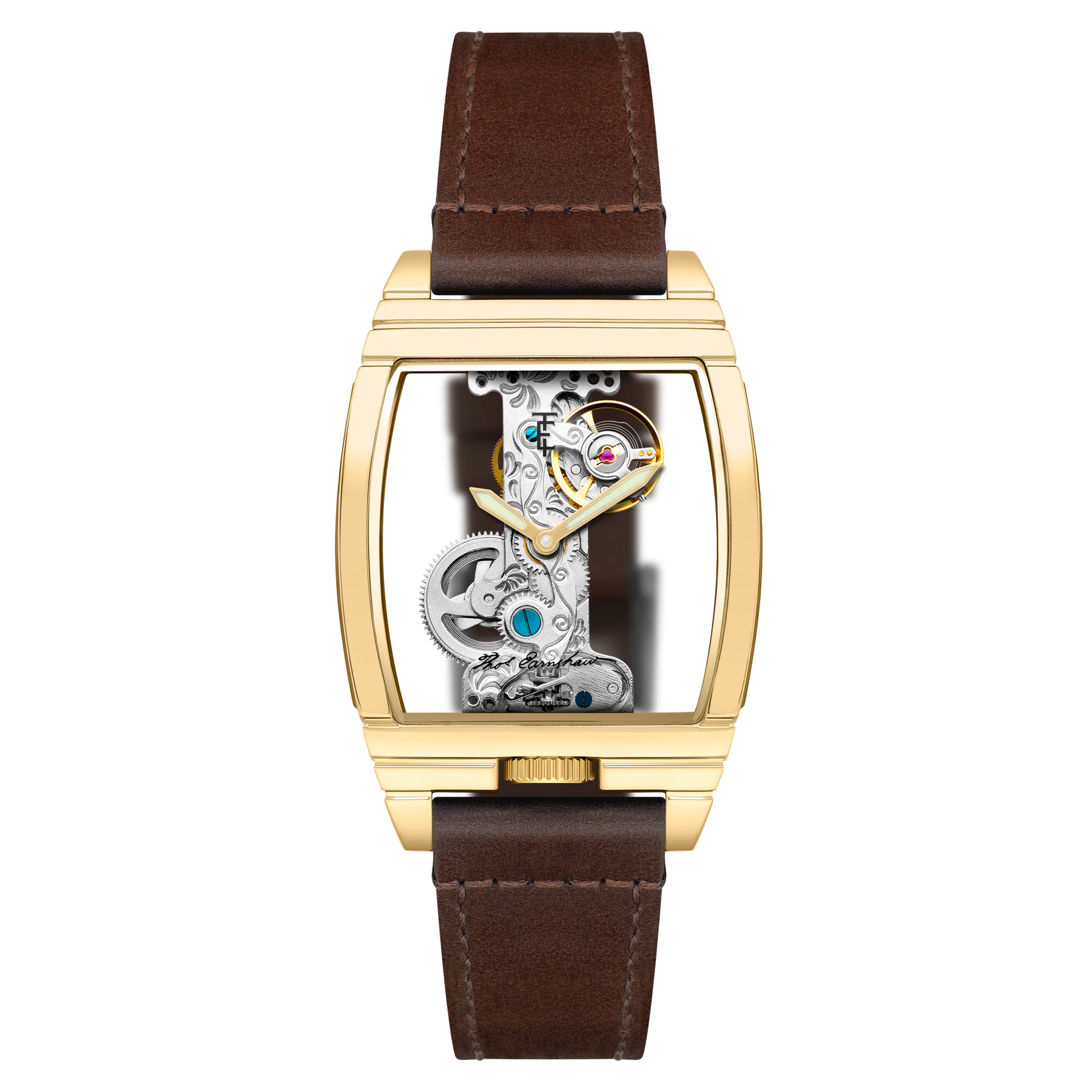 Thomas Earnshaw Discovery Wolver Bridge Mechanical Golden Brown