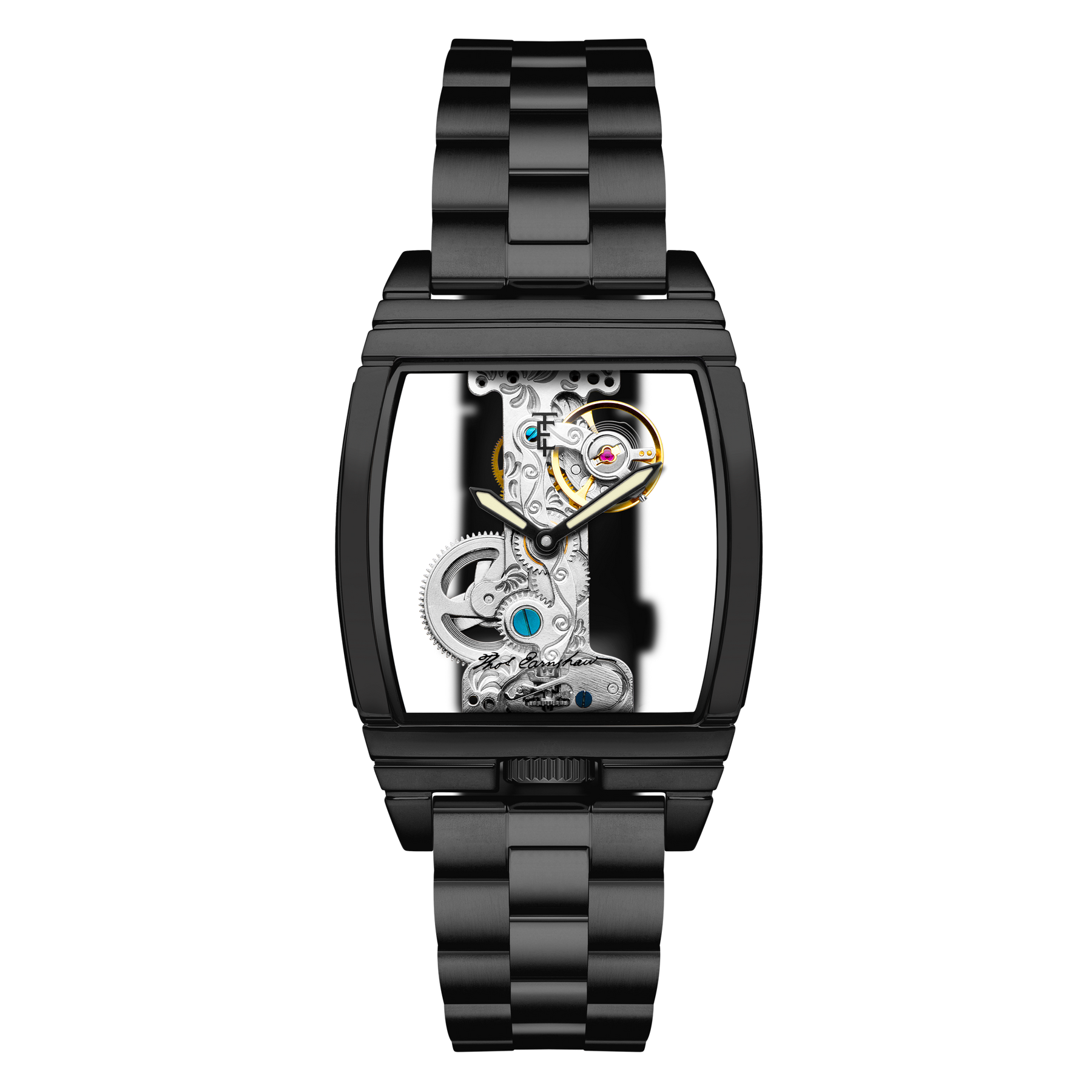 Thomas Earnshaw Discovery Wolver Bridge Mechanical All Black
